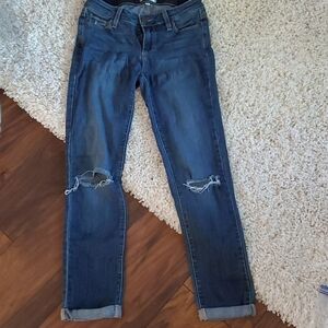 Paige straight leg stretch jeans size 25